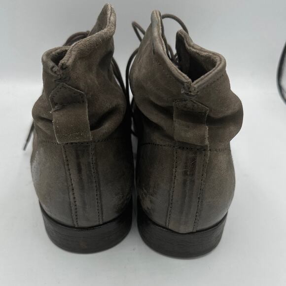 A.S. 98 AS98 CLASH 401201 Leather ANKLE BOOTS Gray Size 45 US 12 - Picture 4 of 8